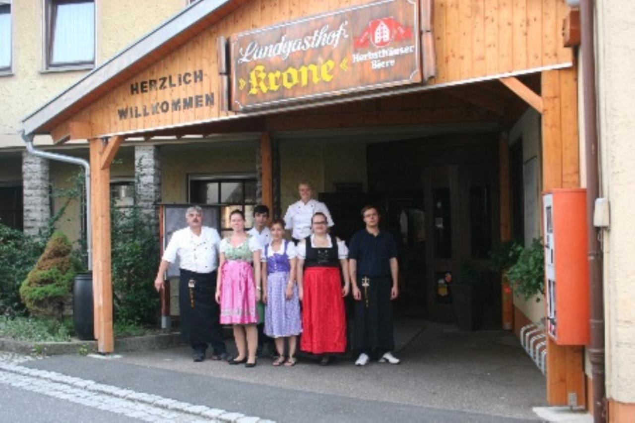 Landgasthof Zur Krone Krautheim Esterno foto